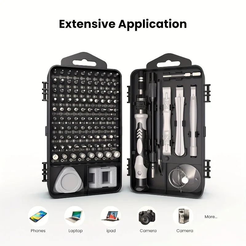 115-in-1 Precision Screwdriver Set, Professional Repair Tool Kit for Electronics, Phone, Watch, Automotive Maintenance