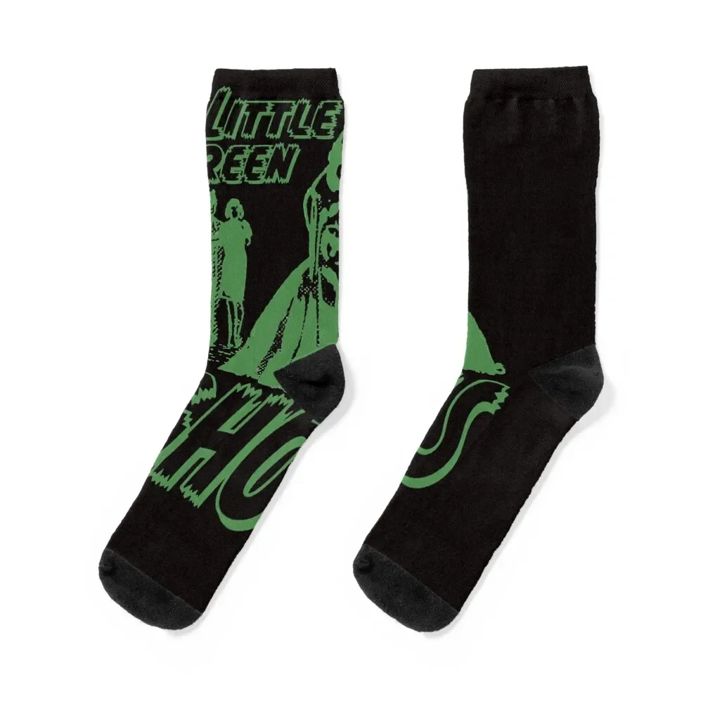 

Little Green Ghouls Classic T-Shirt Socks Run halloween Socks Female Men's