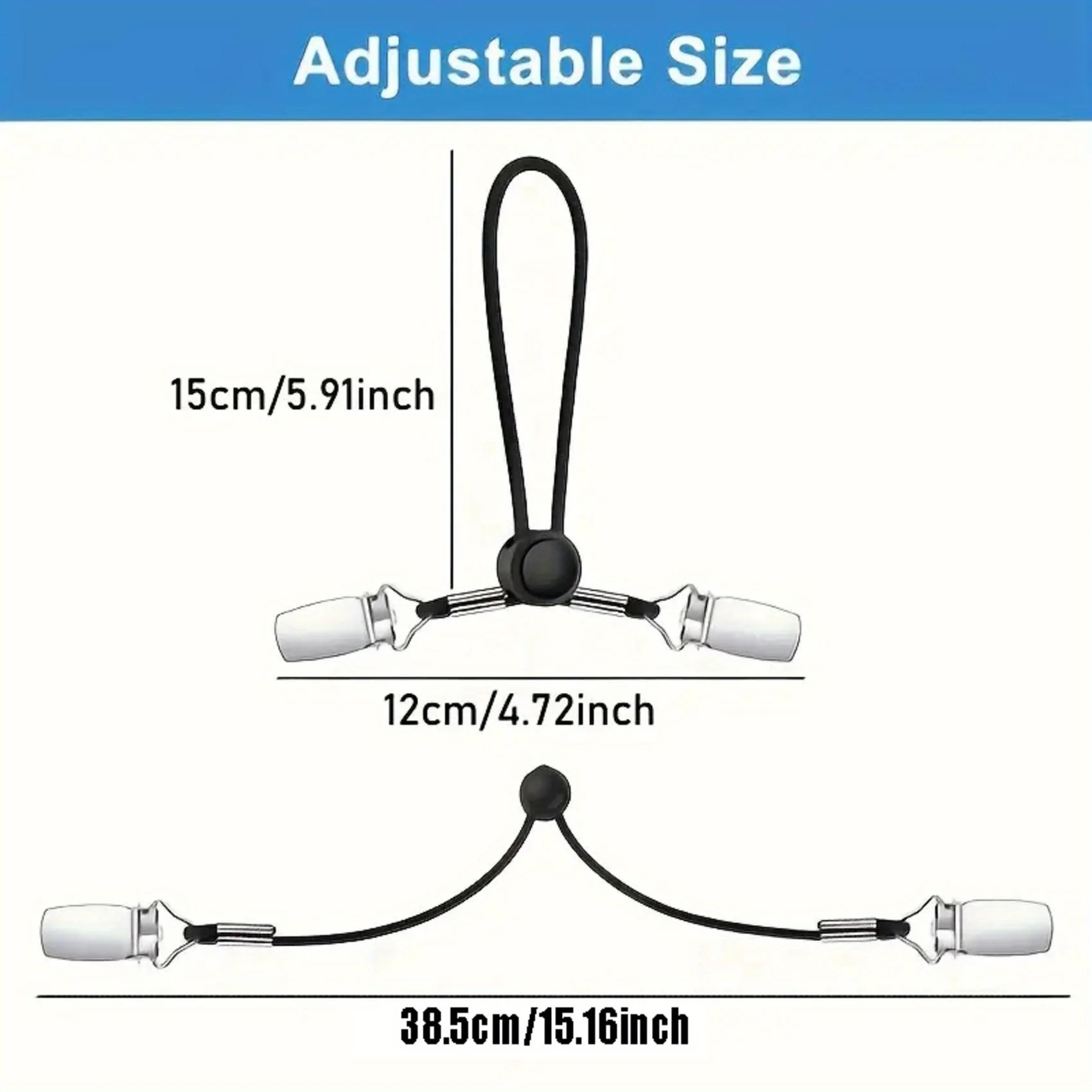 4 Stück verstellbare elastische Clips, rutschfester Griff, Nylonbänder, Bettwäsche, Sofakissen, Autositzbezüge, Planen, gemischte Farben, Blatthalter