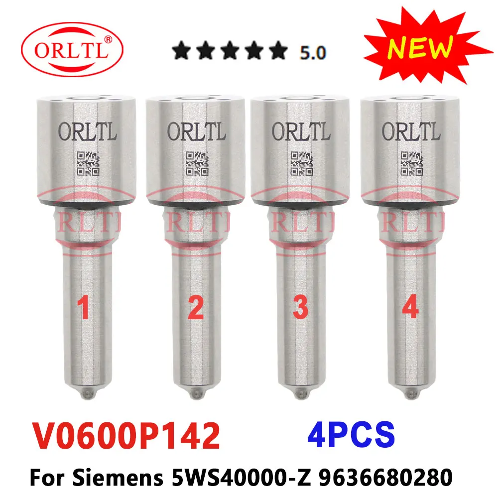 

4PCS V0600P142 New Auto Diesel Injector Nozzle V 0600 P 142 Spray Nozzle Tip for Siemens 5WS40000-Z 9636680280