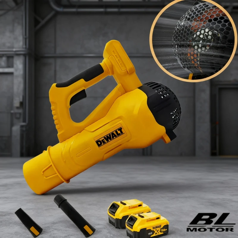 

Беспроводная воздуходувка DEWALT 38000 об/мин, бесщеточная, ручная, для уборки листьев, турбо-воздуходувка, электроинструмент