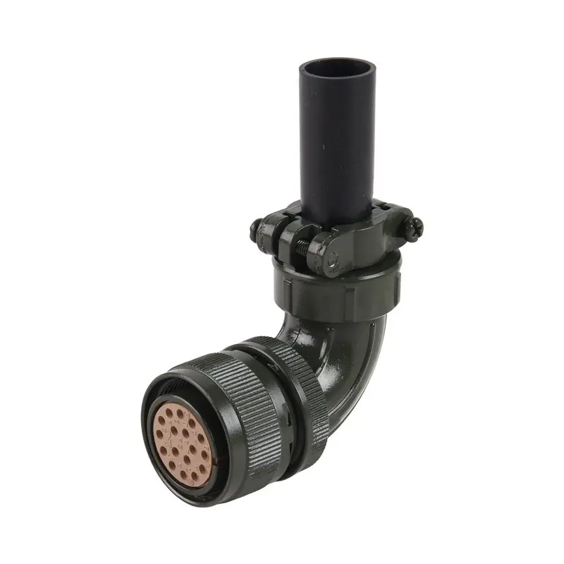 Hot Sale-17 Pin Right Angle Female Circular Plug MIL-DTL-5015 Aviation Electrical Connector Industrial Equipment Cable Terminal