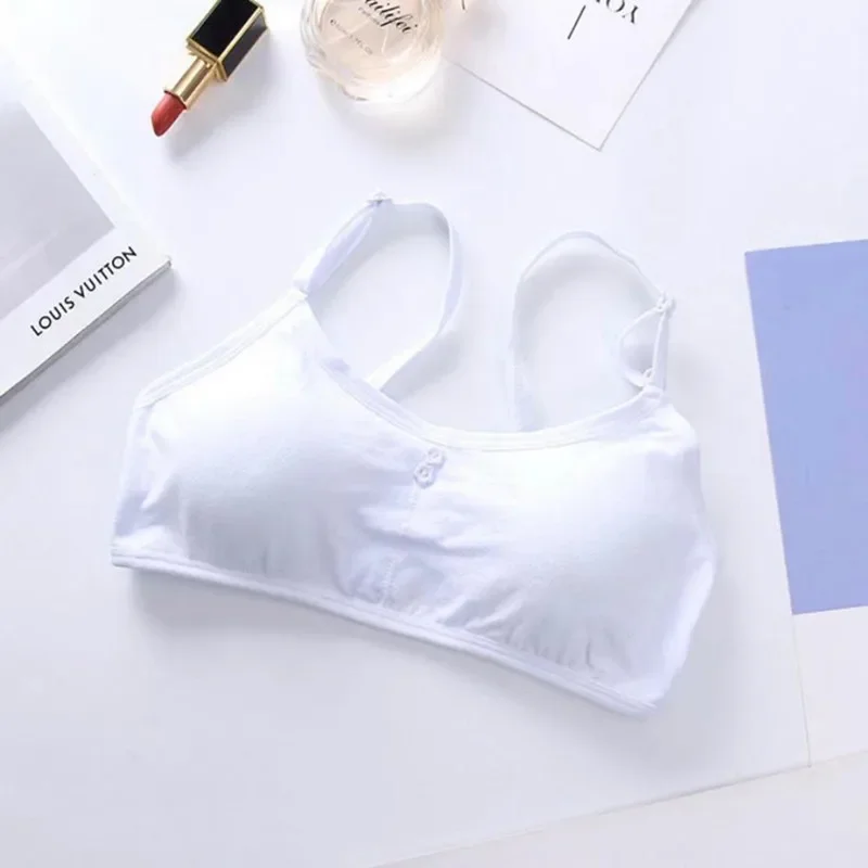 5PcLlot Young Girls Bra Cotton Training Bra Teenagers Lingerie Underwear 8-14Years