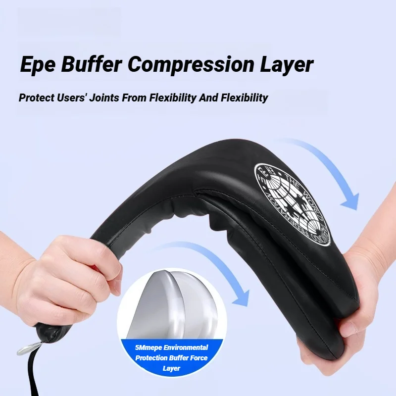 الكاراتيه الاطفال ضرب السلامة التايكوندو ركلة منصات بولي Leather الجلود معدات التدريب ممارسة الهدف الملاكمة التايلاندية القدم الإسفنج الأطفال وسادة