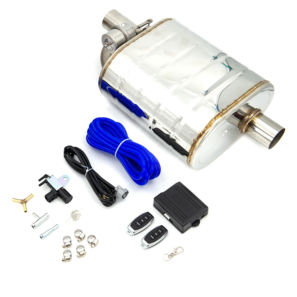 2 "2.5" 3 ''Inch Uitlaatdemper Met Dump Valve Rvs Elektrische Uitlaat Uitsparing Afstandsbediening Set of Obd Controle