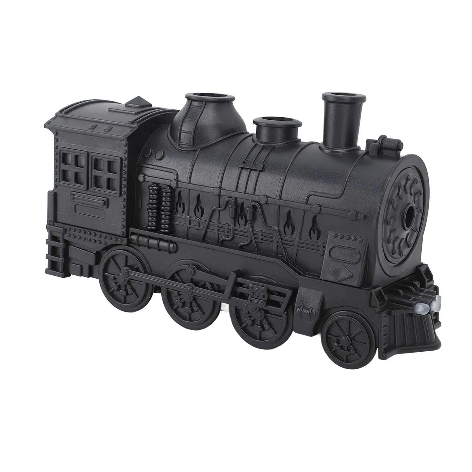 Essential Oil Diffuser 300ml Train Shape 2 Lighting Modes Aromatherapy Cool Mist Humidifier with Remote Control 100-240V