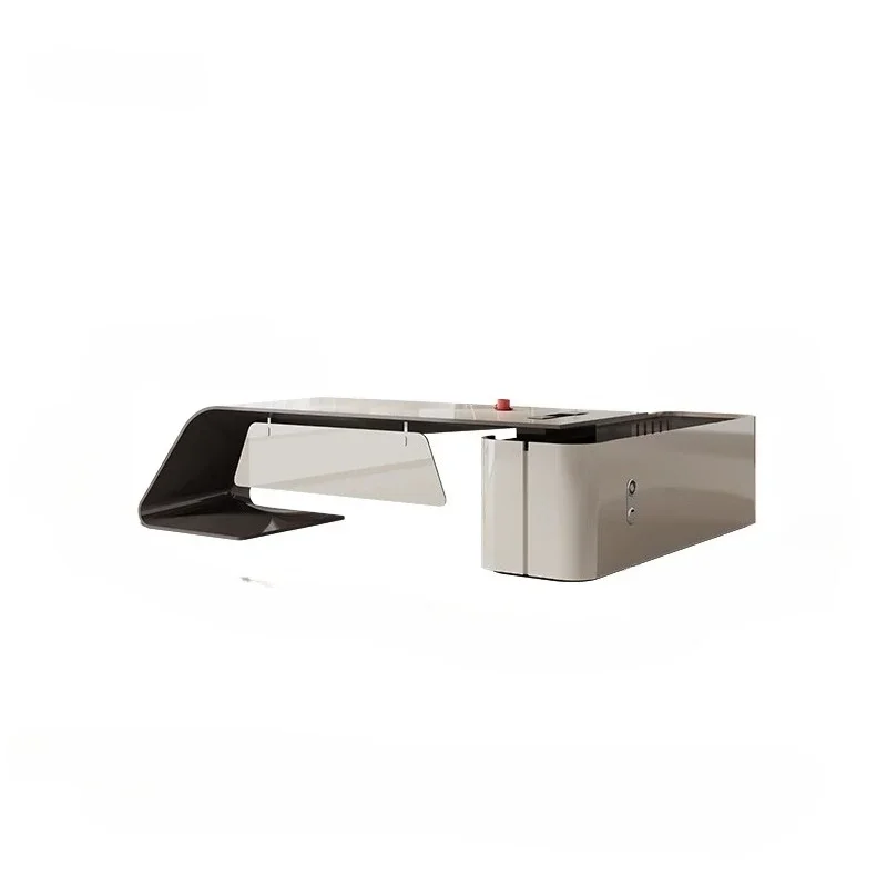 

Painted boss table, office desk table and chair combination