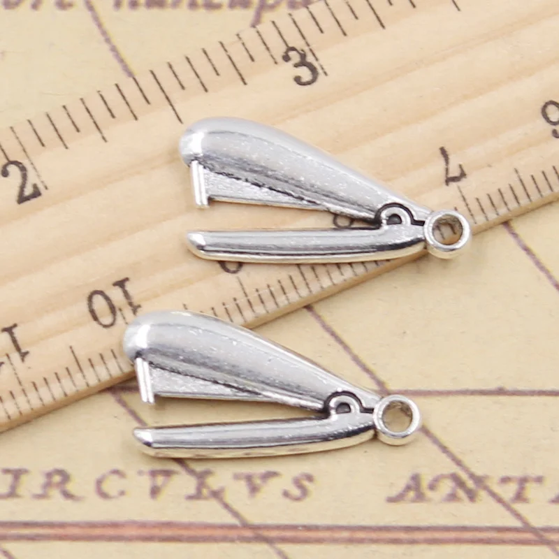 10pcs Charms Stapler Stapling Machine 25x12mm Tibetan Silver Color Pendants Antique Jewelry Making DIY Handmade Craft