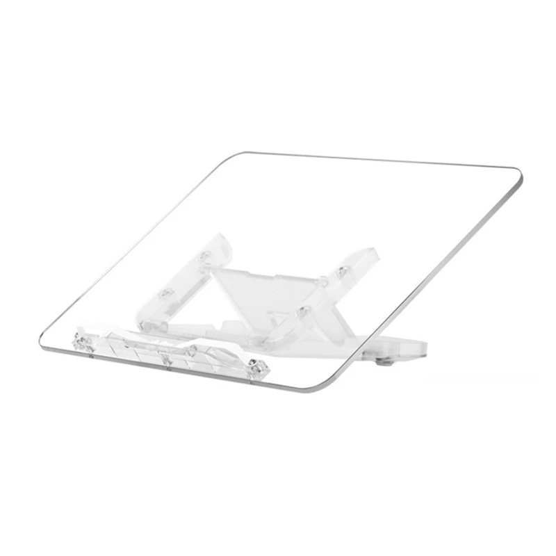 Acrylic Book Stand Angle Adjustable Book Display Stand Book Holder For Magazines