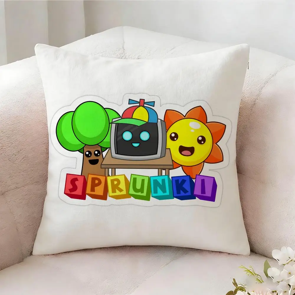 S-sprunki Beat Game Kissenbezug, beidseitig bedruckt, Sofakissen, Kopfteilkissen für Schlafzimmer – Detail 16