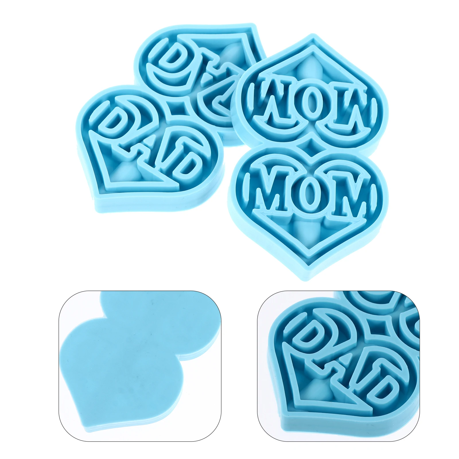 2 Stücke Stroh Dekoration Form Einzigartige Topper Schnalle Silica Gel Flexible Antihaft DIY Handwerk Epoxidharz Skulptur Herstellung