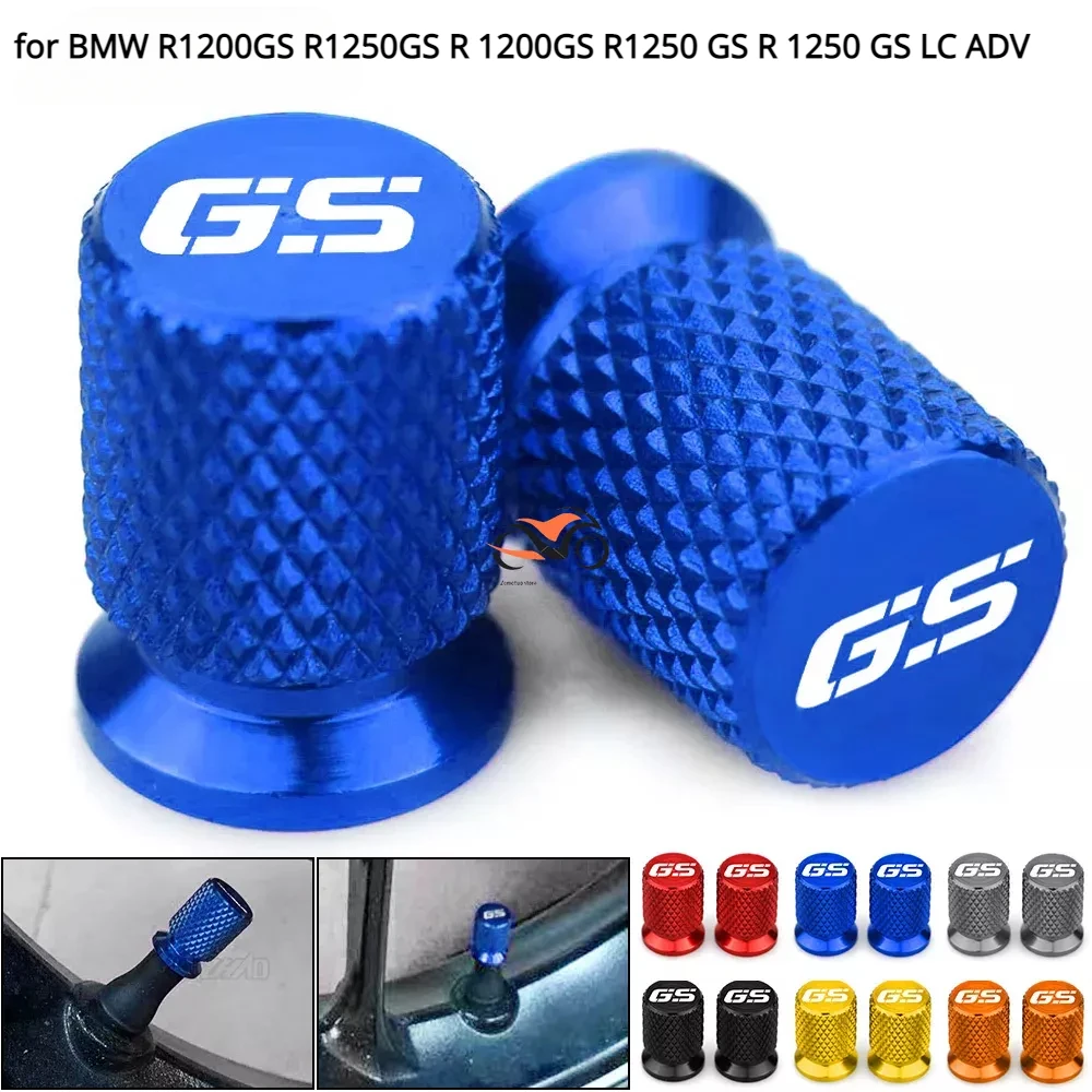 

GS Motorcycle Tire Valve Air Port Stem Cover Cap Plug CNC Accessories for BMW R1200GS R1250GS R 1200GS R1250 GS R 1250 GS LC ADV