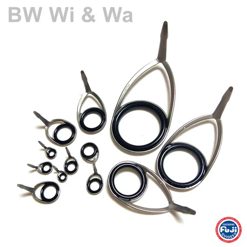 Imagen 1 del producto Fuji KT KL guía de un solo pie de fundición y giro guía de alta calidad reparación DIY guía construcción de varillas BR Wi & Wa 1 Uds