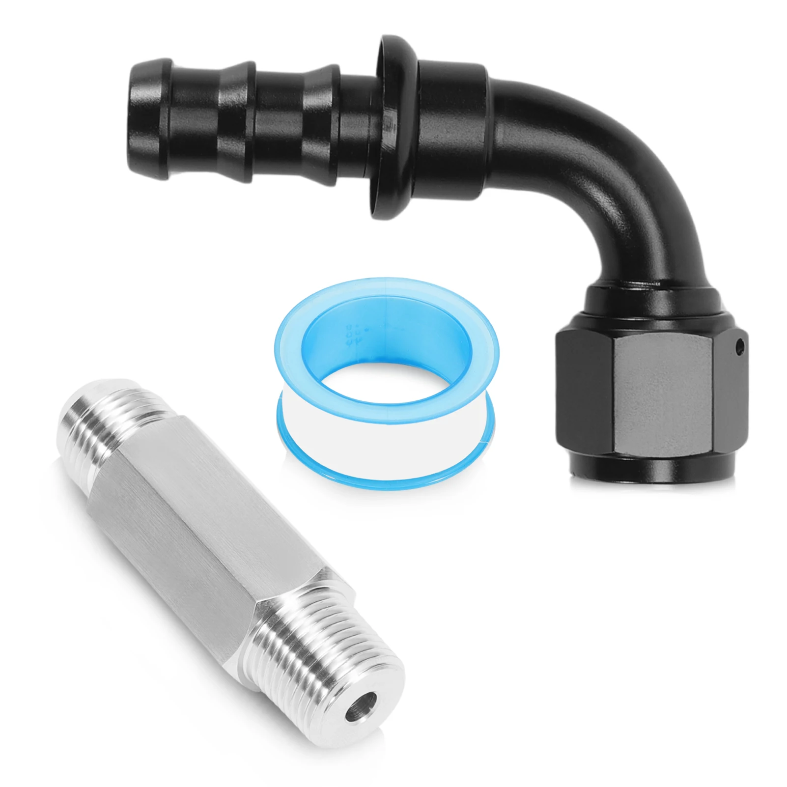 

52014739AG Heater Hose Connector Repair Kit 2Pcs For 2007-2024 Dodge Ram 2500 3500 4000 4500 5500 55056711AC 55056966AA