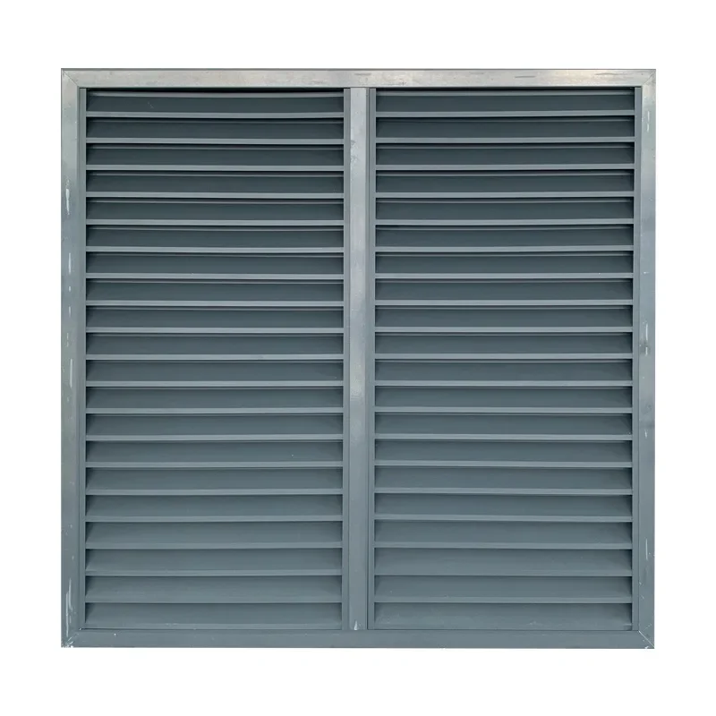 Louvers Aluminum Alloy Privacy Louvers Guardrail Self-built House Villa Garden Ventilation Fence Aluminum Art Balustrade Fence