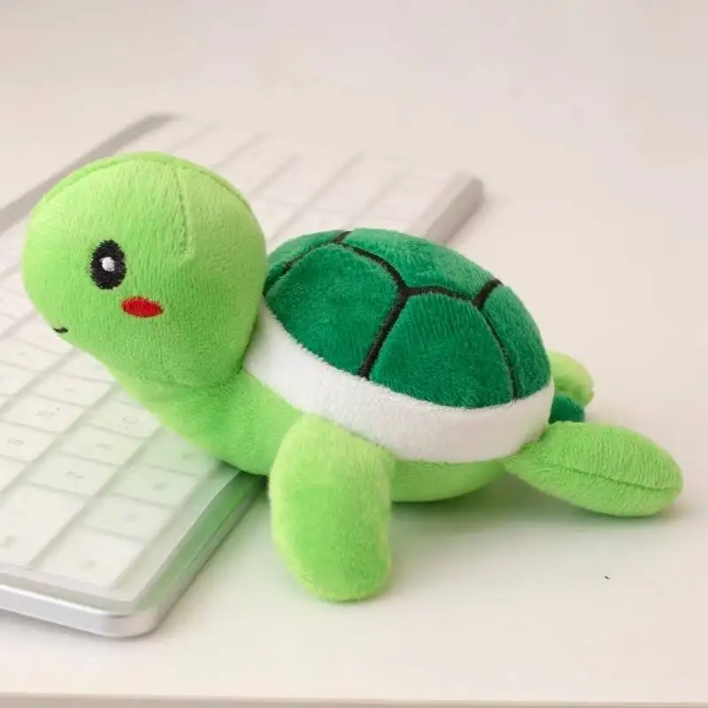 Newest Dopamine Turtle Backpack Pendant Keychain Kawaii Plush Toy Figure Doll Cartoon Cute Gift Doll for Friends Suitable Doll