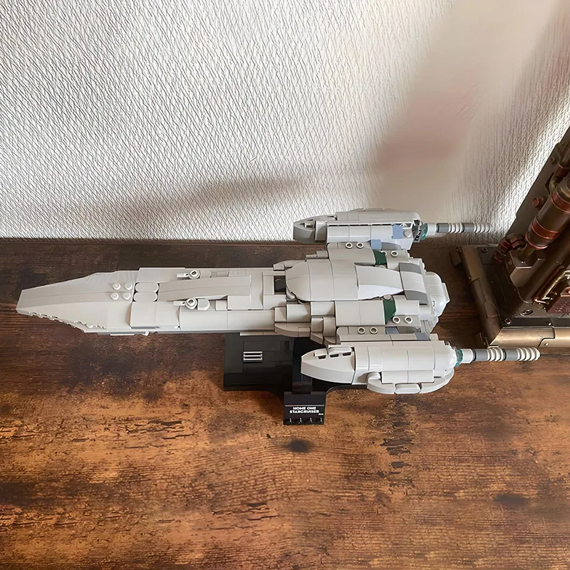 جديد MOC ستار معارك فانتوم خطر المركبة الفضائية نابو الملكي اللبنات عدة من المنزل نجمة واحدة كروزر الطوب اللعب هدية #2