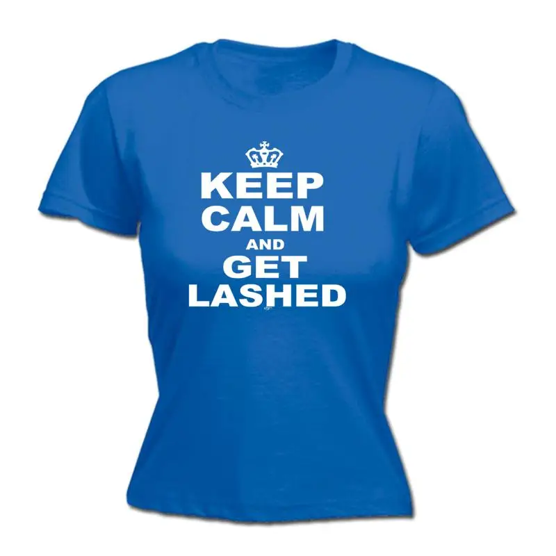 

Женская футболка Keep Calm And Get Lashed, забавный подарок на новинку