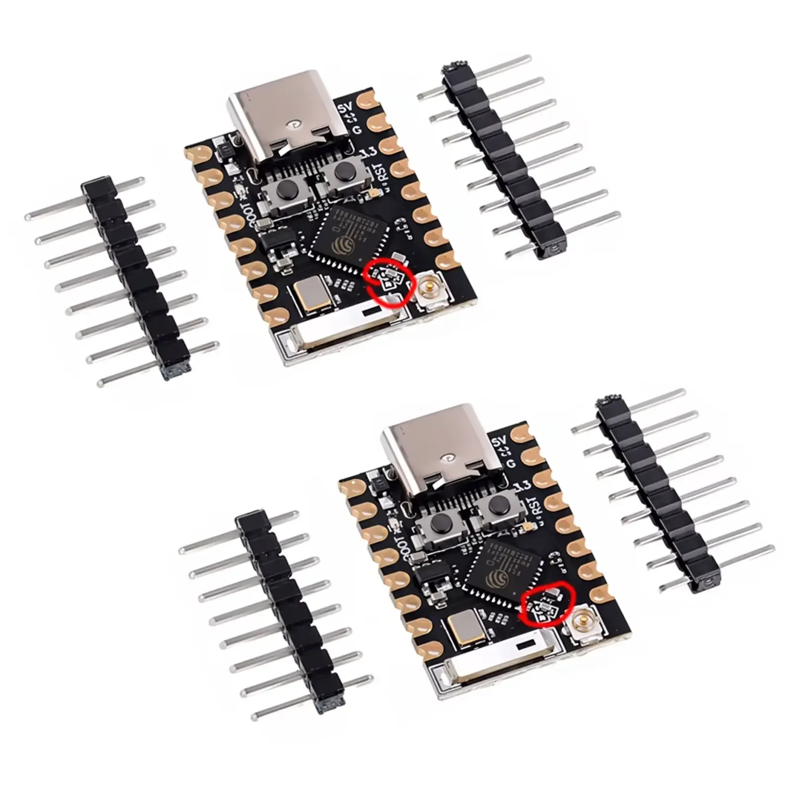 Neues Micro ESP32-C3 Mini Development Board ESP32-C3_Mini_V1 Wi-Fi+BT 2,4G WiFi-Antenne mit SMA-Kabel 3DBI U.FL auf SMA-Buchse