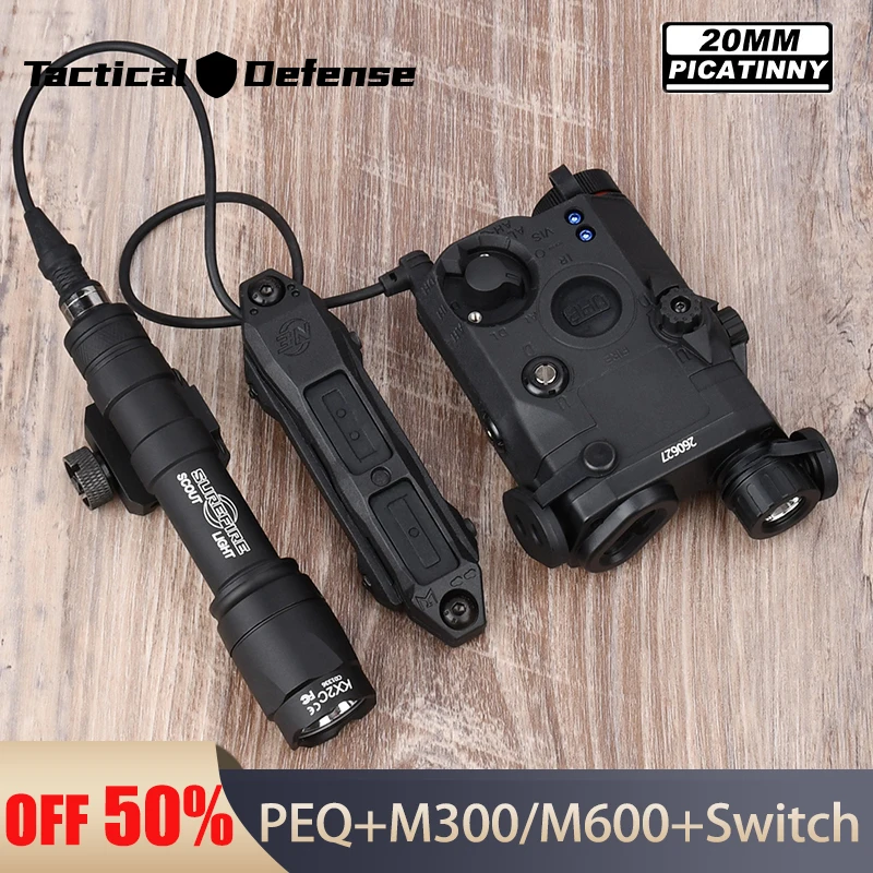 

Tactical PEQ 15 SF M300A M600C Flashlight Airsoft Pistol Gun Equipments Accsesories High Power Red Dot Green Blue Laser