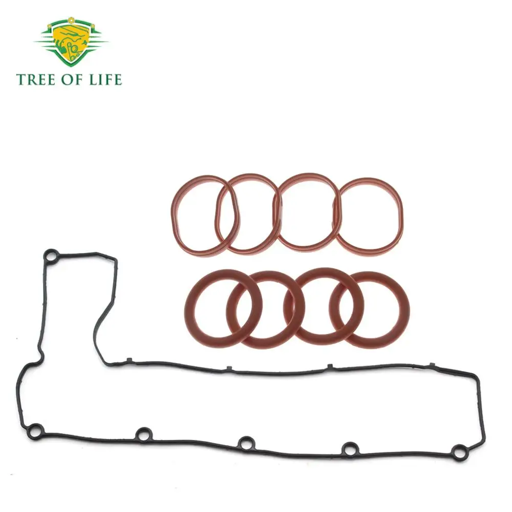 New Cylinder Head Rocker Cover Gasket Set For Peugeot 307 308 407 508 I 607 807 Expert 2.0 HDi Diesel 2003+ 0348.S3 0348S3