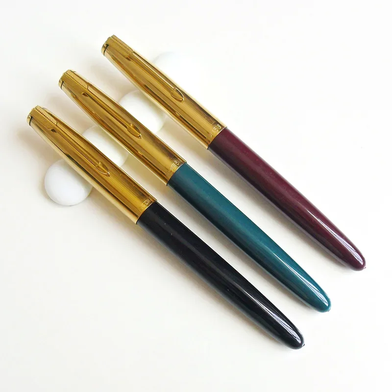 

Желтый набор Hero 616, ручка с желтым наконечником, средняя иридиевая ручка, большая F, темный наконечник, вводный студенческий офисный подарок на продажу