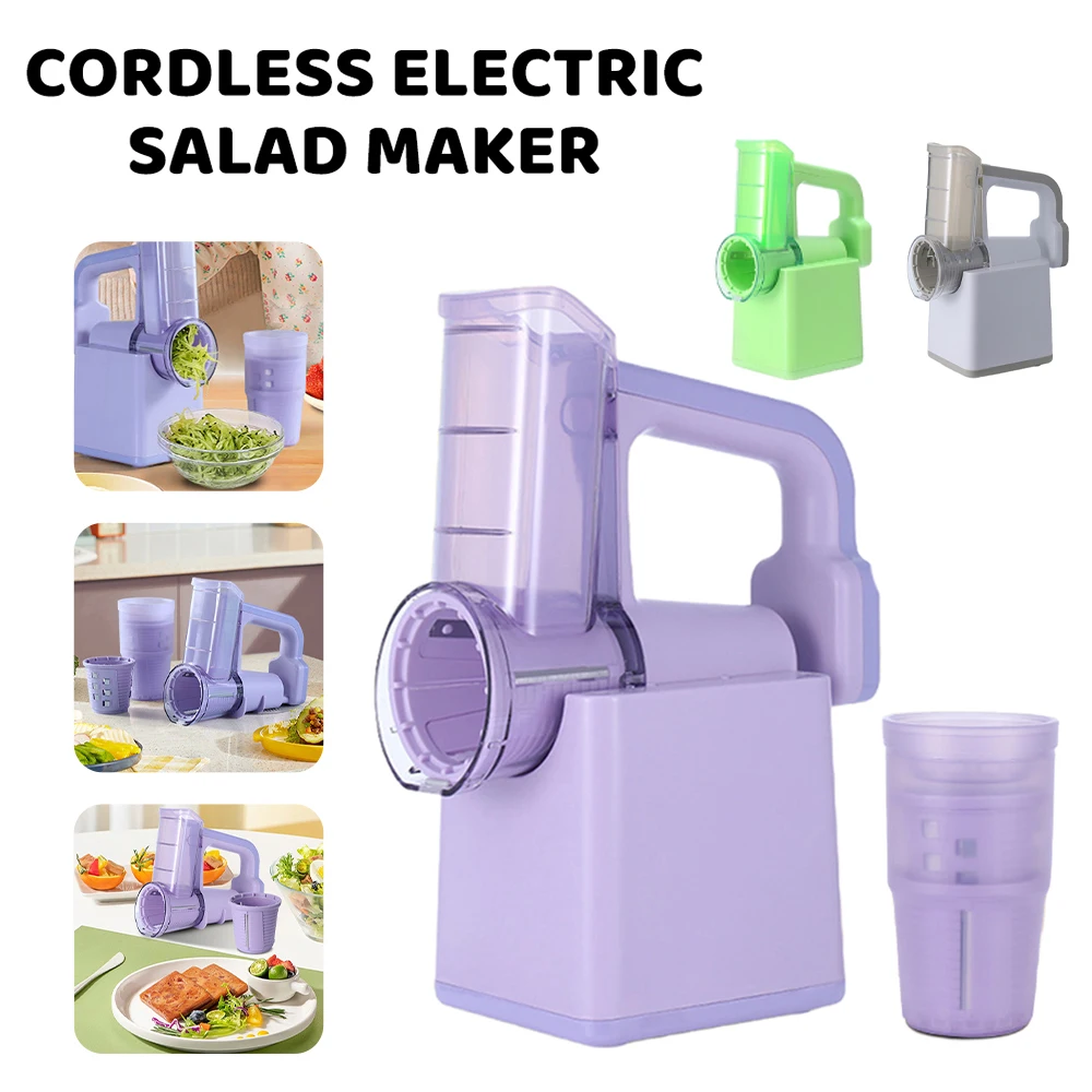 Multi-function Vegetable Cutter Household Kitchen Electric Vegetable Cutter Vegetable Slicer Shredder Automatic