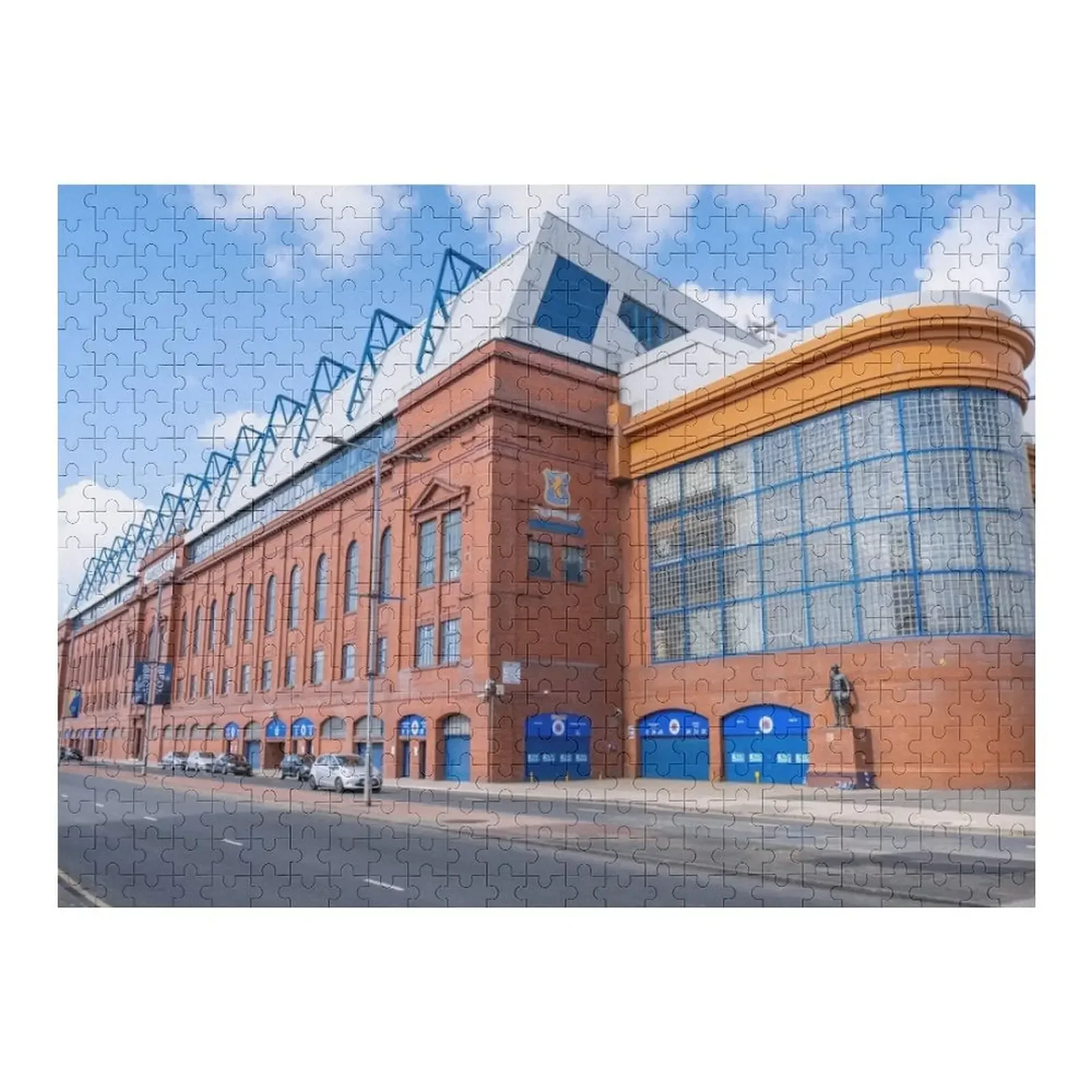 

Glasgow Rangers Ibrox Stadium Scotland Jigsaw Puzzle Personalized Baby Object Wood Name Personalized Gifts Puzzle