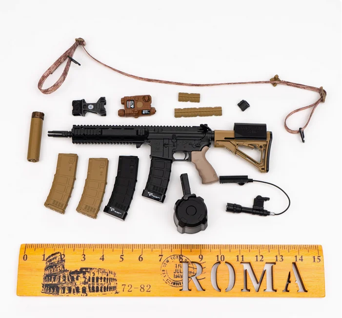 ES 26065RB 1/6 Male Soldier Gun Set Model for 12'' UK Army