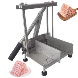 Manual Meat Slicer Machine  Stainless Steel Ham Slicing Tool Lamb Beef  Vegetable