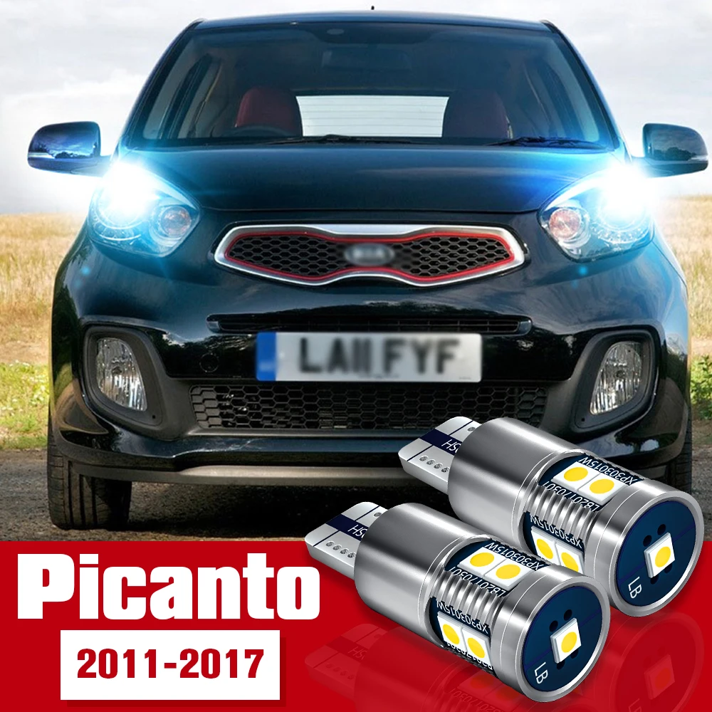 

2pcs LED Accessories Parking Light Bulb Clearance Lamp For Kia Picanto 2011 2012 2013 2014 2015 2016 2017