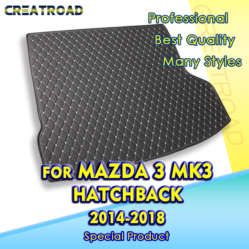 

Car Trunk Mat For Mazda 3 Axela Hatchback 2014 2015 2016 2017 2018 Custom Car Accessories Auto Interior Decoration