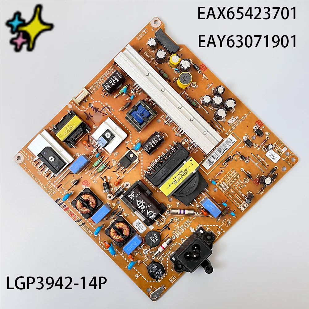 

Плата питания EAX65423701 (1,9) REV 1,0 EAY63071901 LGP3942-14P для 39LY560-UA 42LB650V 42LB550V 42LB570V 42LB580 42LB561