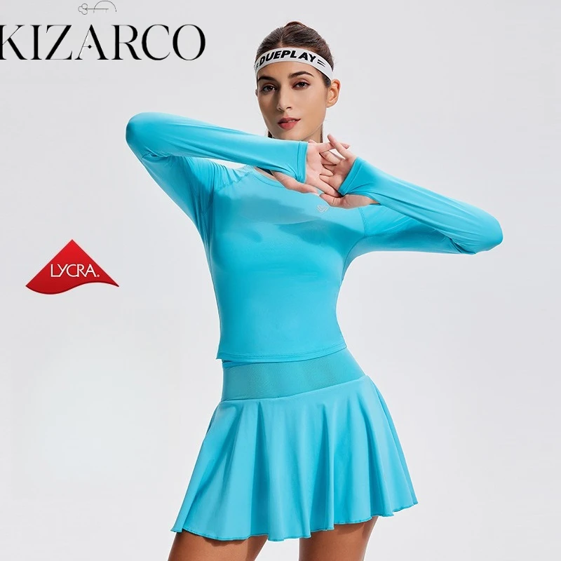 Professional Grade Lycra Women's Long Sleeve Running Shirt for Marathon Runners High Waist Tummy Control Seamless Compression