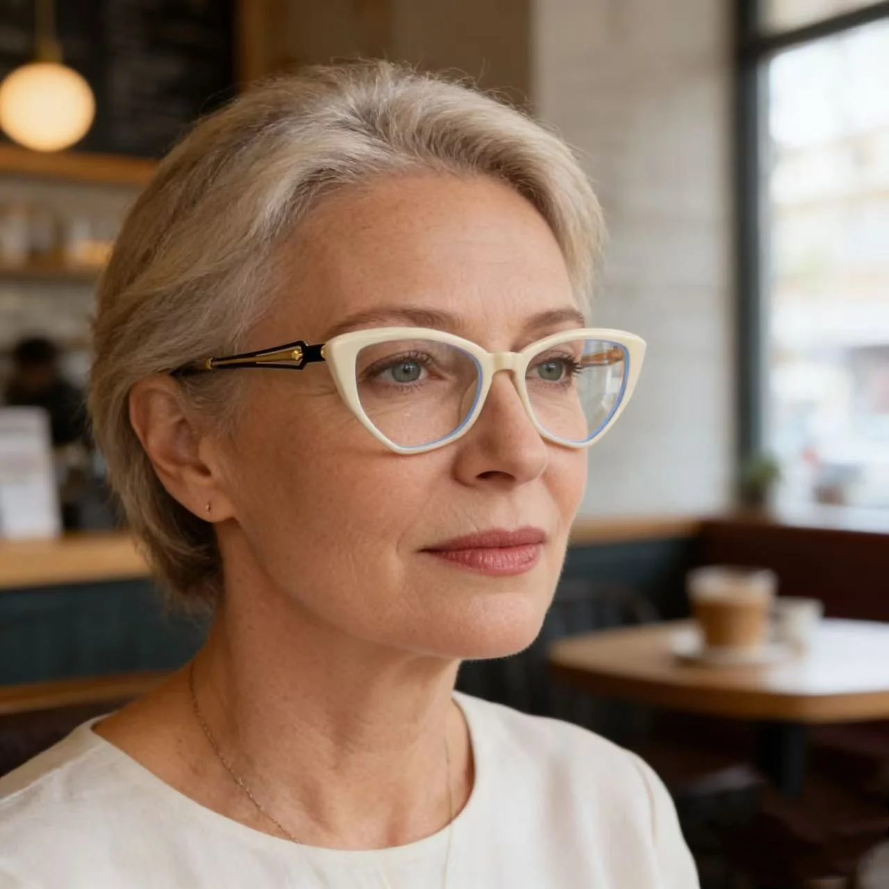 

Cat Eye Prescription Reading Glasses Women Fashion Anti Blue Light Glasses Frame Clear Lens Myopia Eyewear 0 to +6.0 -6.0