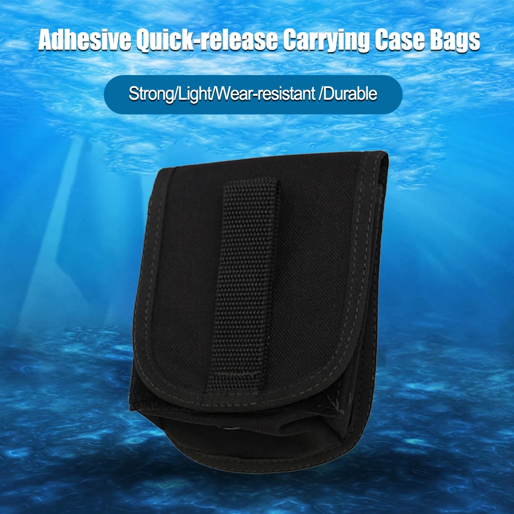 Diving Weight Bag Spare Storage Back Flight Technical Water Sport Equipment Scuba Holder Pouch Fluorescent yellow