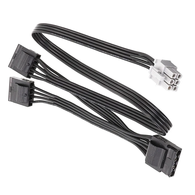 6Pin Sang 4Pin Molex 4Pin D Loại GPU PCIe Cáp Nguồn Cho LEADEX G650 Power Supplyy Trang Sức Giọt