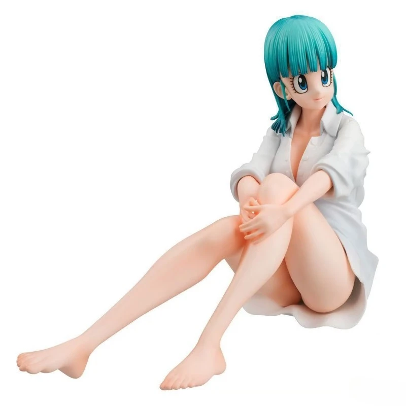

24cm Dragon Ball Xplus Bulma Childhood Bulma Budokai Animation Peripheral Girl Figure Model Ornament