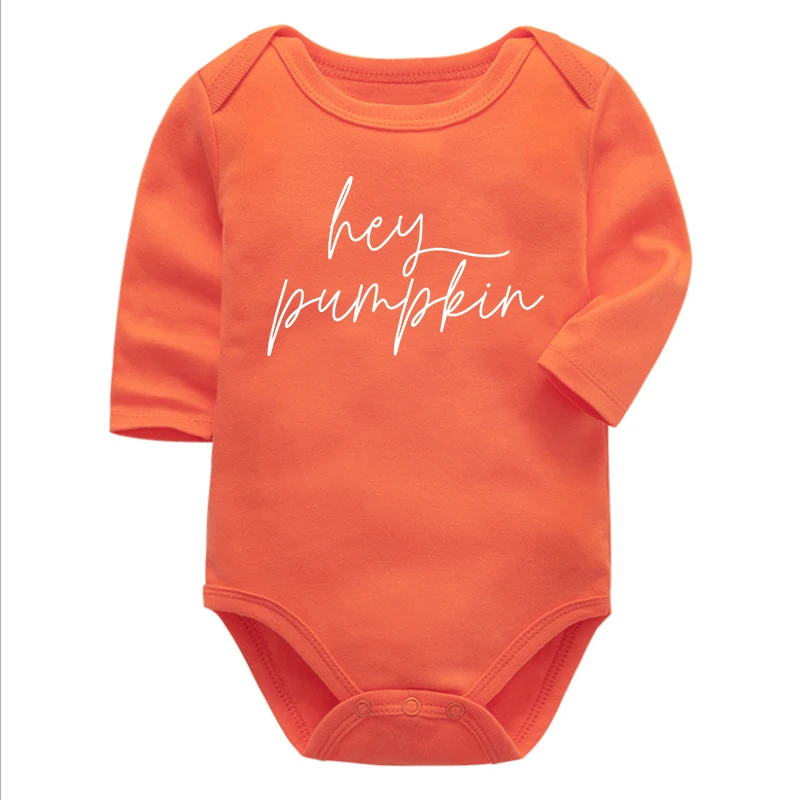 

Hey Pumpkin (Cursive) Kids Fall Shirt Pumpkin Spice Baby Halloween Costume Fall Baby Bodysuit Autumn Girl Toddler Outfits