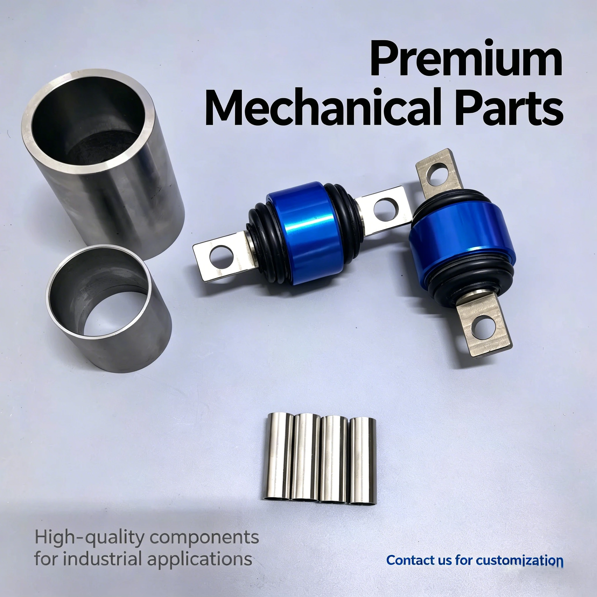 Performance Solid Control Arm Bushing Bearings Kit for Tesla Model 3 / Y & BYD SEAL with Installation Press Tool