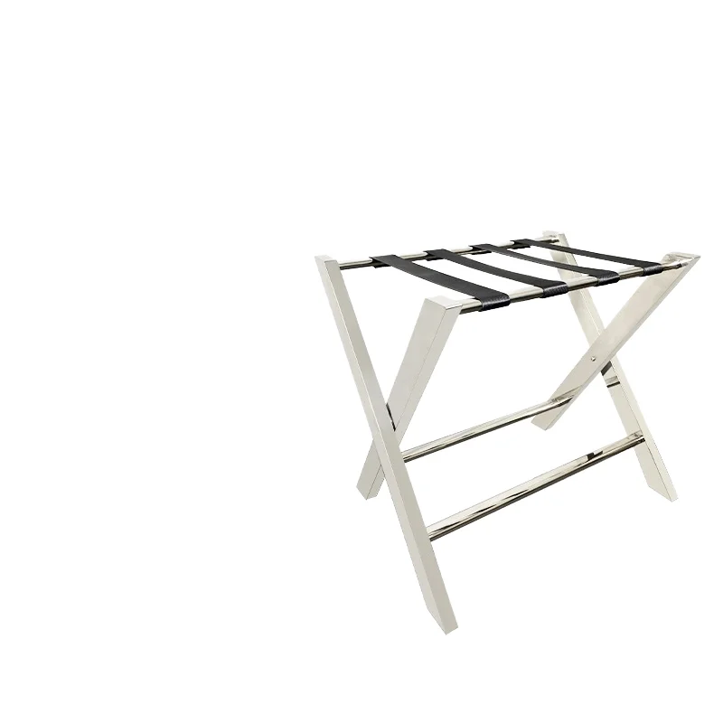 

Stylish Stainless Steel Electric Floor Luggage Rack Durable Custom Folding Design for Home Hotel Restaurant Bedroom Guest Rooms