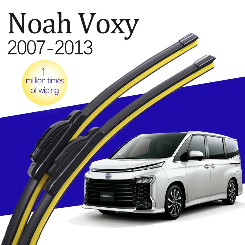 

Windshield Wiper Automobile For Toyota Noah Voxy ZRR70 VAN 2007-2013 U-type Boneless Wiper Blade Windscreen Window Accessories