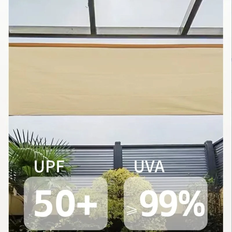 Thick Encrypted Sun Shade Cloth UV Protection Waterproof Heat Insulation Fabric for Balcony Outdoor Car Rain Sun Shelter Cover