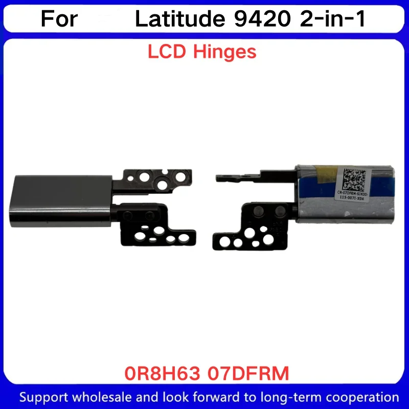 

New For Kailxuling Latitude 9420 2-in-1 LCD Hinge R+L 0R8H63 07DFRM
