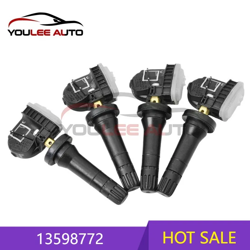 

1/4 шт. 13598772 315 МГц TPMS датчик давления в шинах для Buick Envision Cadillac CTS Chevrolet Equinox Silverado GMC Sierra
