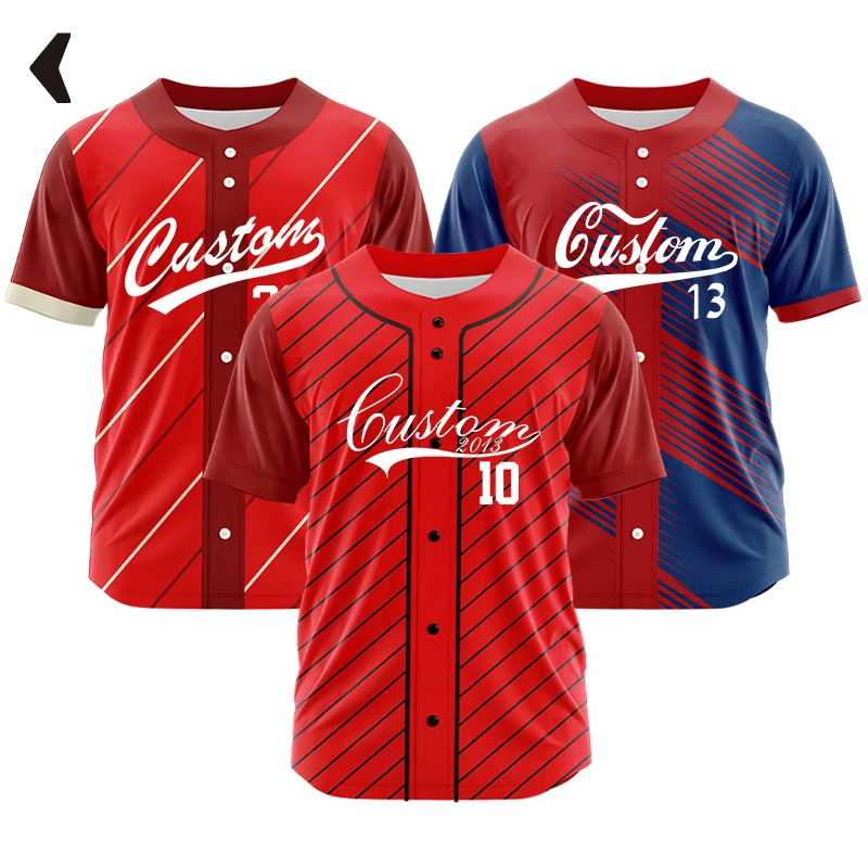 

Custom Spirit Baseball Jersey Team Uniforms Button Print Personal Name Number Hip Hop Sportswear Baseball T-shirt Men/Women/Kids