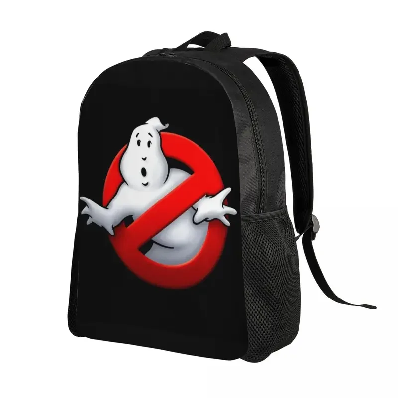 Custom Ghostbusters Logo Backpack for Boys Girls Supernatural Comedy Film College School Travel Bags Bookbag Fits 15 Inch Laptop