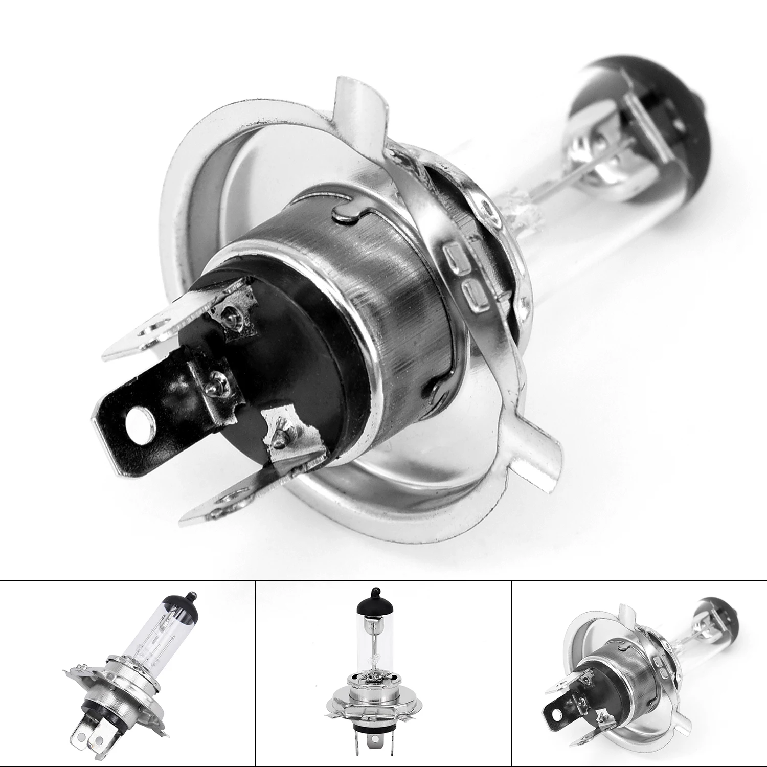 4300K Yellow Light Bulb Lamp light Aluminum Alloy Base H4 Aluminum alloy base Brightness Car Halogen Headlight