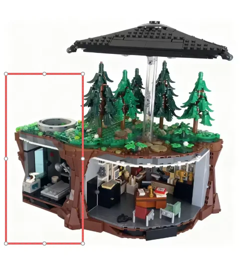 523pcs MOC Ideas Xfiles Lab Expand Model Building Blocks Toy Craft Idea Education Collection 3D Art Creative Assemble