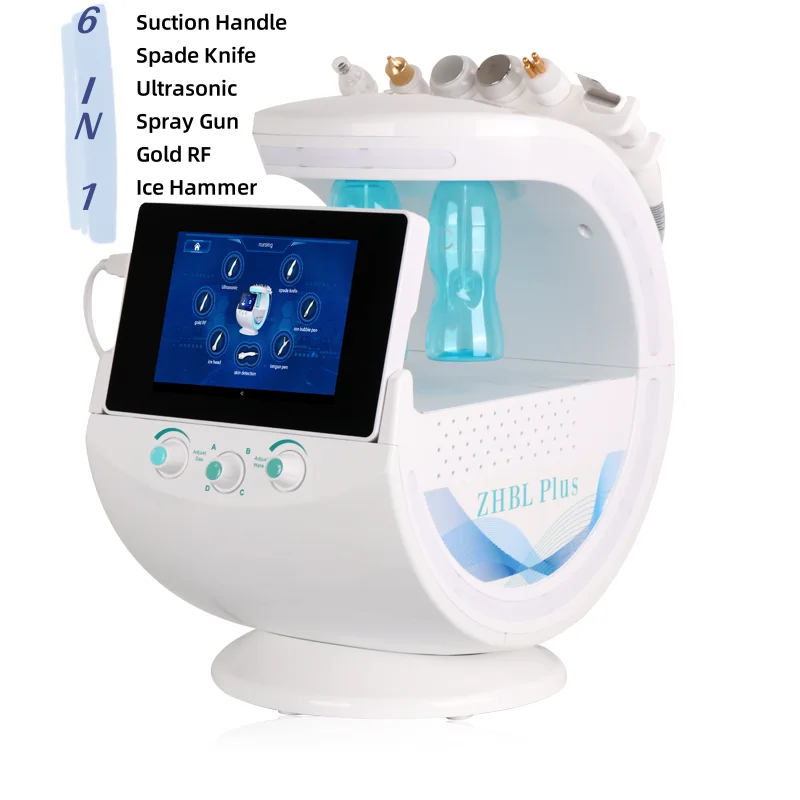 

Настольная машина Hydra Beauty для ухода за кожей лица, оборудование для спа-салонов Hidrofacial с вилками Великобритании, ЕС, ZA, Австралии, США, CN